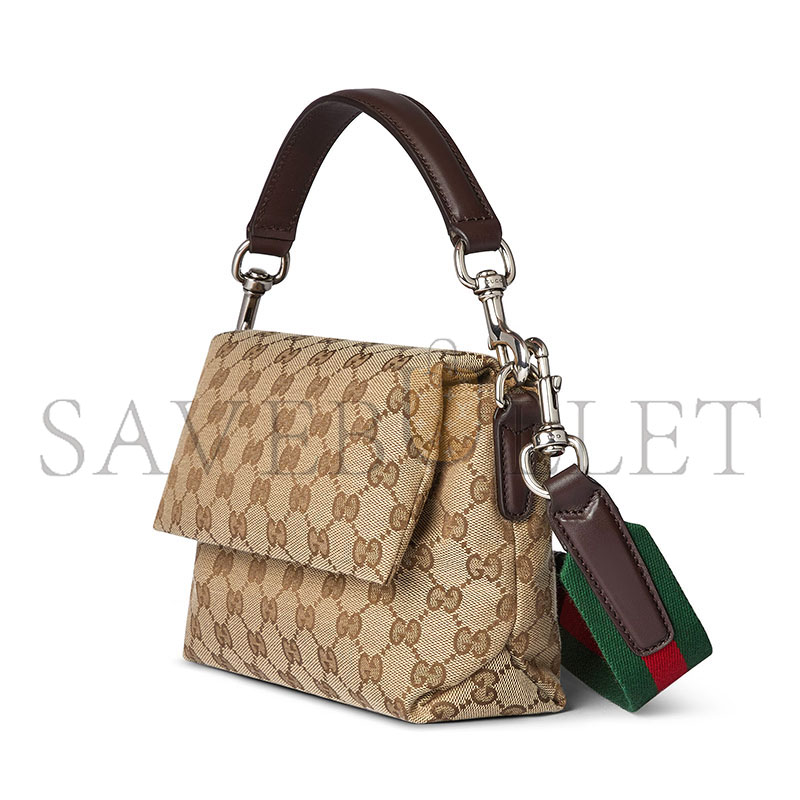 G*u*i gg canvas small crossbody bag 821617 (19*15*7cm)